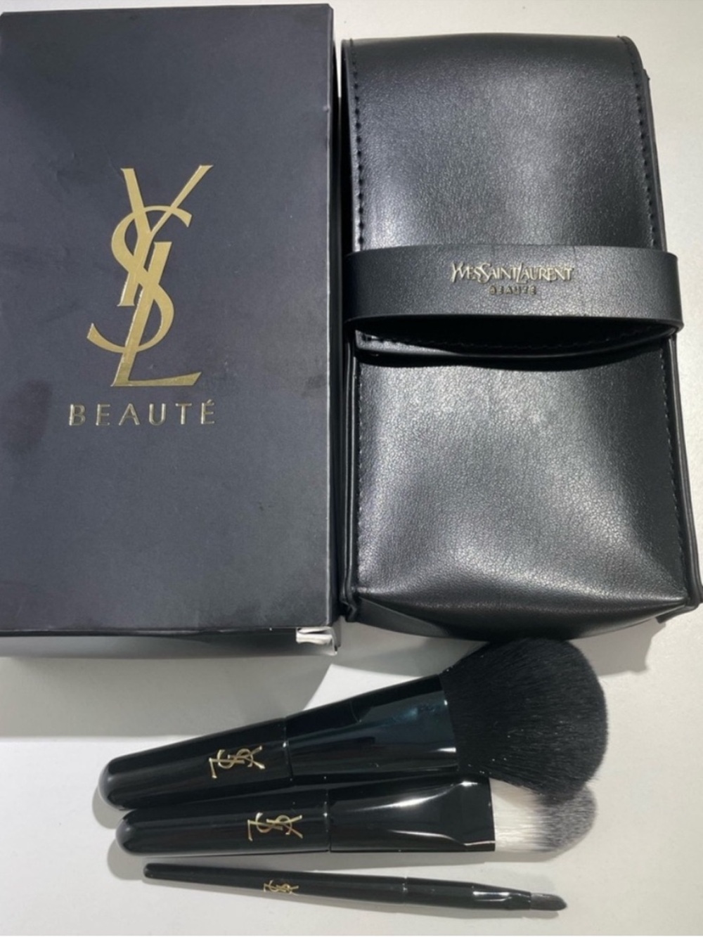 YSL beauty brushes set